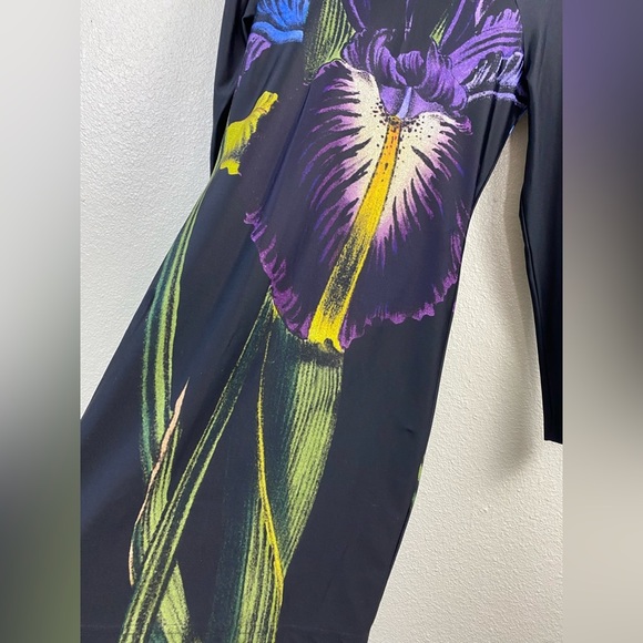 Christopher Kane Dress Womens size Small Stretch Floral Bodycon Party Cocktail - Picture 11 of 13